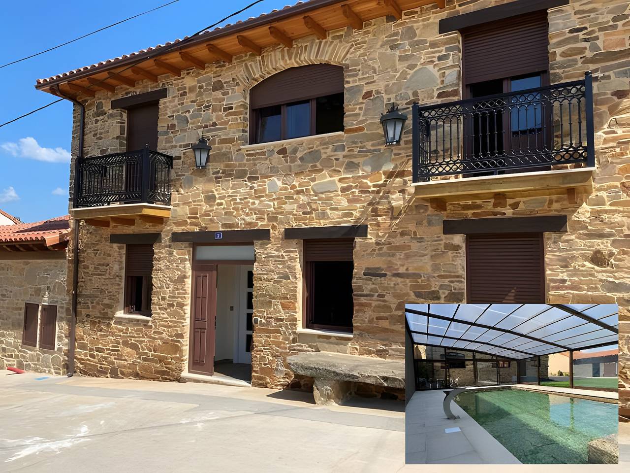 Casa Amada — Piscina Climatizada, Sauna y Camino de Santiago en Astorga in Santa Colomba de Somoza, Provincia de León