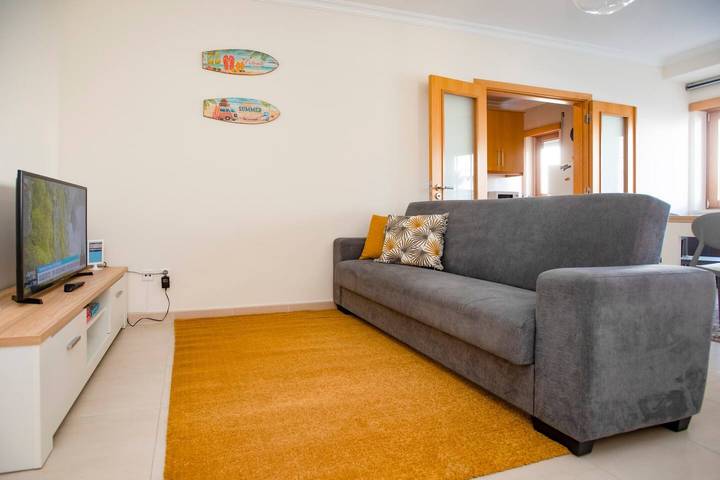 Apartamento de vacaciones para 6 personas, con balcón, Se admiten mascotas en Nazaré