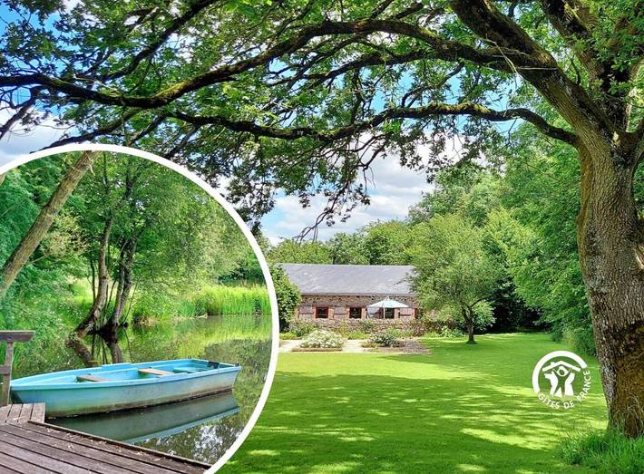 Gîte pour 4 personnes, avec jardin dans Le Bignon-du-Maine