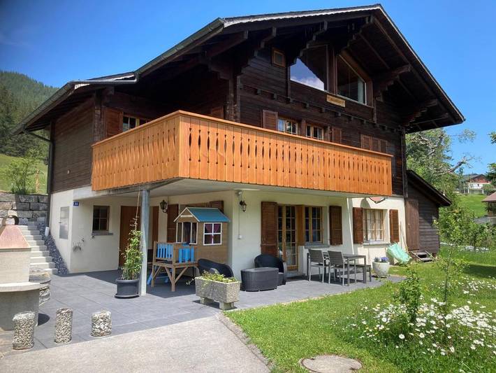 Gîte pour 4 personnes, avec Terrasse ainsi que Vue et Vue sur le lac dans Schwarzsee