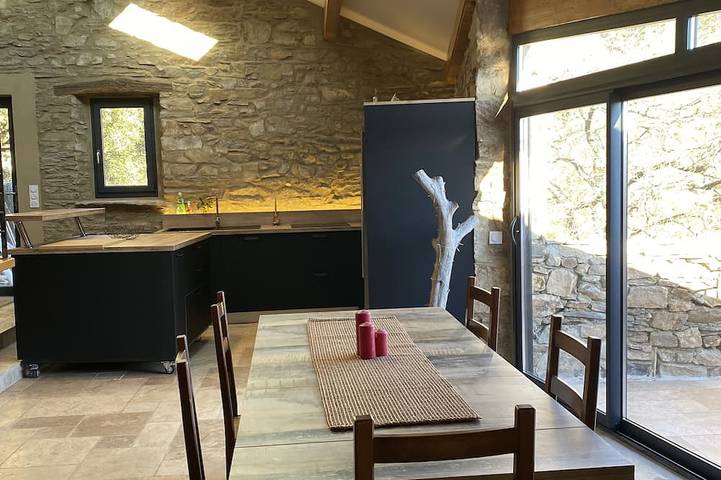 Maison de vacances pour 6 personnes, avec terrasse, animaux acceptés