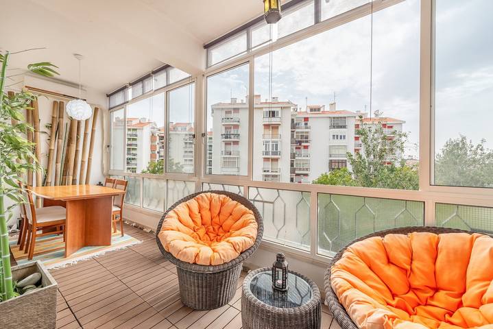 Ferienwohnung für 4 Personen, mit Garten und Balkon in Estoril - 3