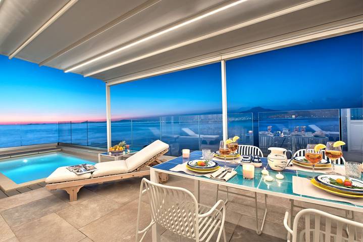 Location de vacances pour 20 personnes, avec jardin ainsi que jacuzzi et balcon à Vico Equense - 4