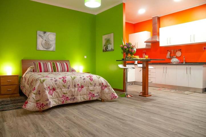 Ferienhaus für 2 Personen, mit Balkon und Terrasse sowie Garten und Ausblick in Santana