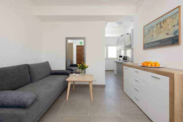 Ferienwohnung für 6 Personen, mit Garten