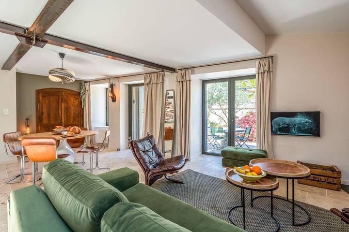 Location de vacances pour 6 personnes, avec Terrasse ainsi que Jardin et Sauna à Lagnes - 3