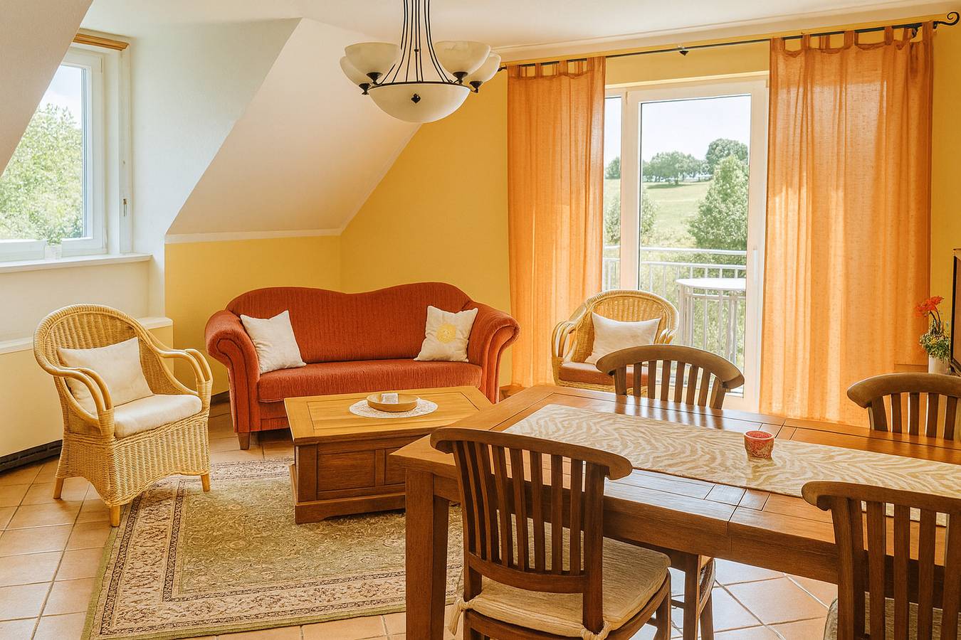 Ganze Ferienwohnung, Ferienwohnung Seeblick am Fleesensee in Göhren-Lebbin, Fleesensee