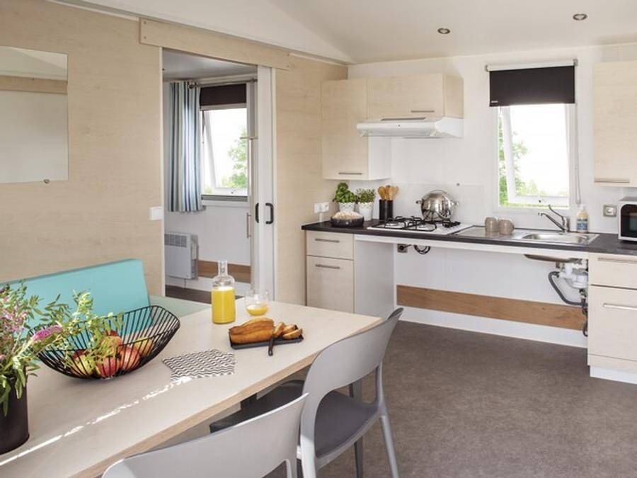 Camping Paradis - Les Chanterelles  - Mobilheim 4 personen - Klassisch 2 Schlafzimmer 4. Pmr in Saint-Rémy-sur-Durolle, Regionaler Naturpark Livradois-Forez