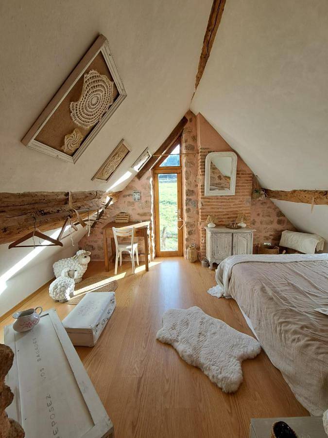 Chambre d’hôte pour 2 personnes, avec Balcon ainsi que Terrasse et Jardin