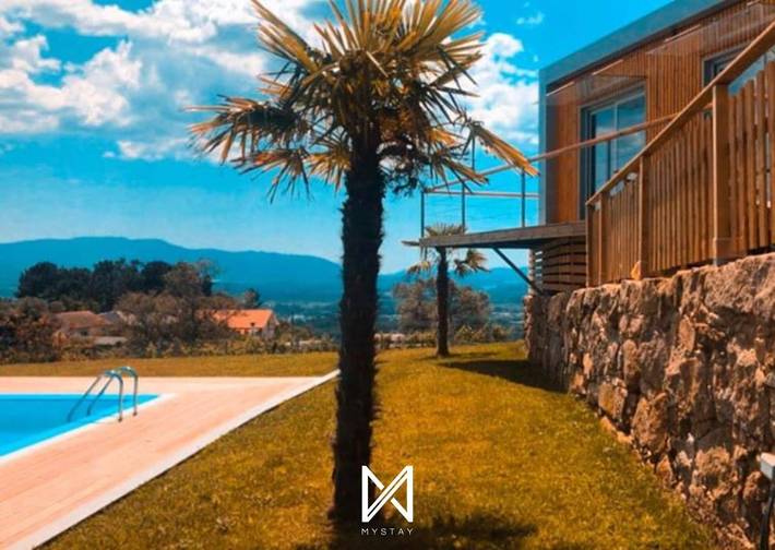 Casa de férias para 2 pessoas, com piscina e jardim no Norte
