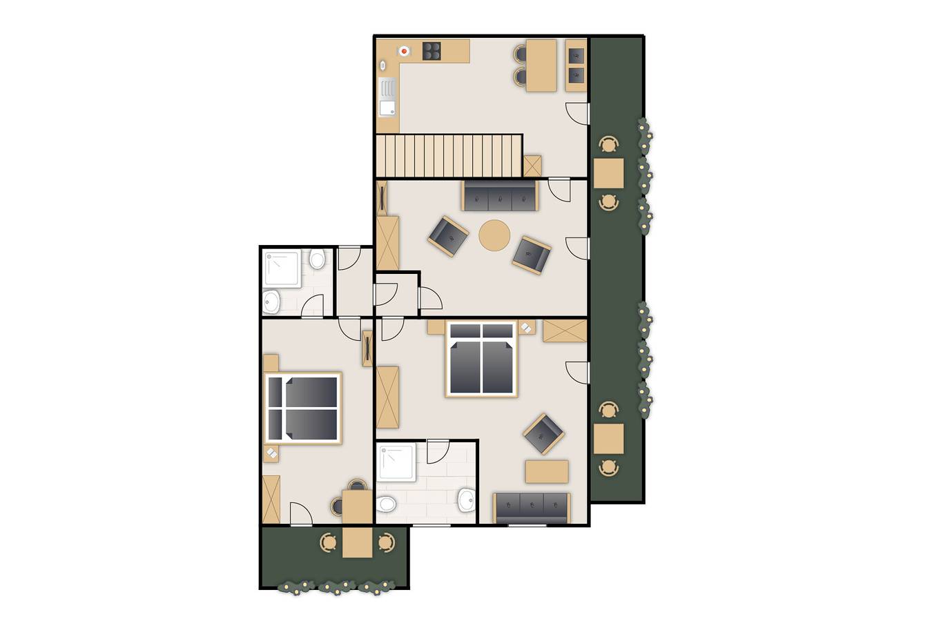 Ganze Ferienwohnung, Ferienwohnung 3 Frauenschuh in Langenwang, Fischen