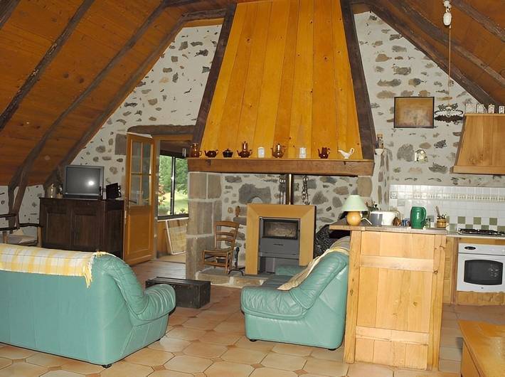 Gîte pour 5 personnes, avec jardin et terrasse, animaux acceptés dans le Cantal - 3