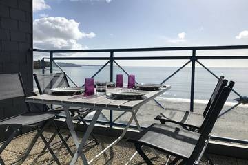 Gîte pour 6 personnes, avec balcon dans Plage Kerleven