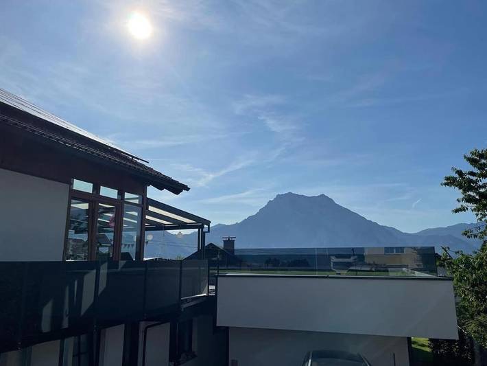 Ferienwohnung für 3 Personen, mit Ausblick und Garten sowie Seeblick am Traunsee - 2
