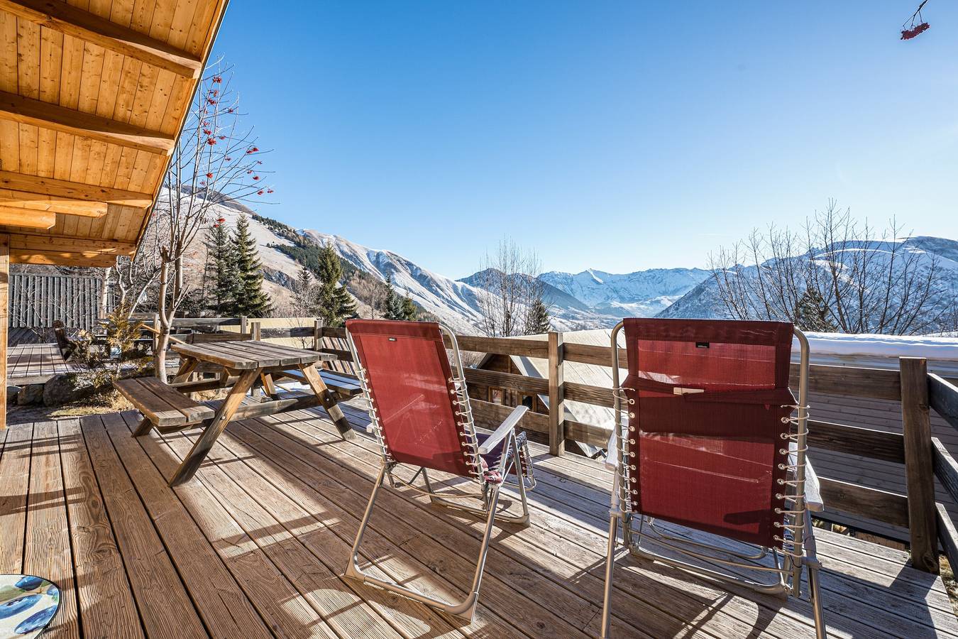 Chalet « Myrtille » avec vue sur la montagne et terrasse partagée in Saint-Sorlin-d'Arves, Région de Saint-Jean-de-Maurienne