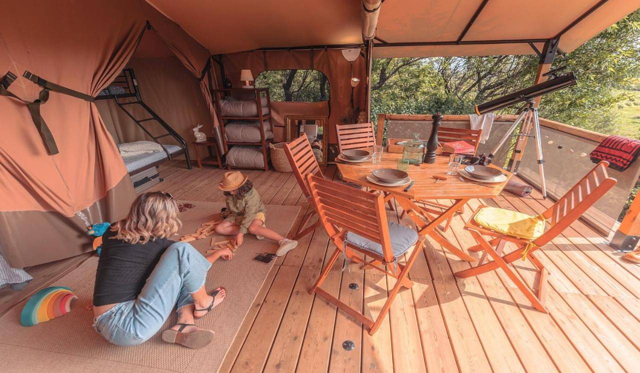 Camping la Peiriere - Lodge en Pays Cathare in Tuchan, Côte méditerranéenne (France)
