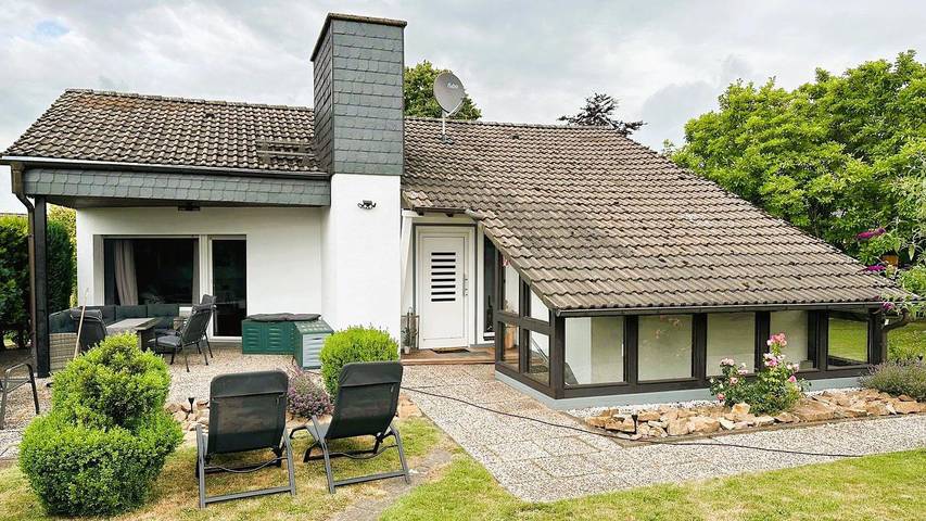 Ferienhaus für 4 Personen, mit Garten im Weserbergland