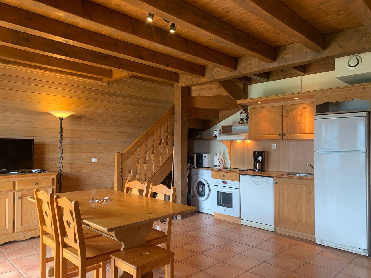 Chalet Pra-Loup avec terrasse, 2 chambres pour 4/6 personnes in Pra-Loup (station de ski), Pra-Loup