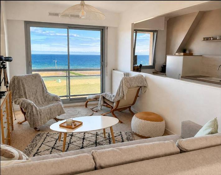 Appartement de vacances pour 2 personnes, avec Balcon ainsi que Terrasse et Vue