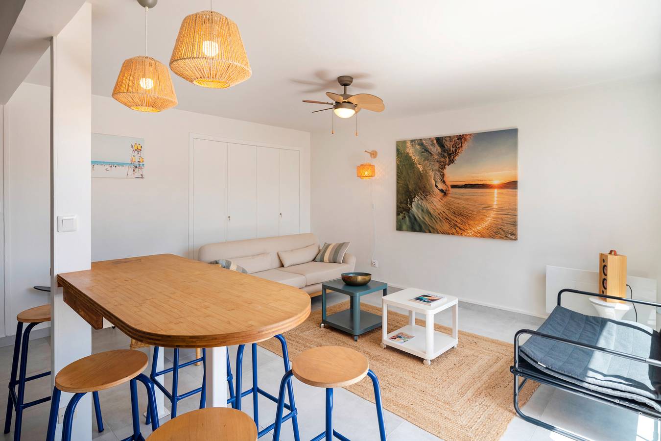 Apartamento entero, Apartamento 'Notre Dame' con vistas al mar, terraza privada y Wi-Fi in Capbreton, Côte d’Argent