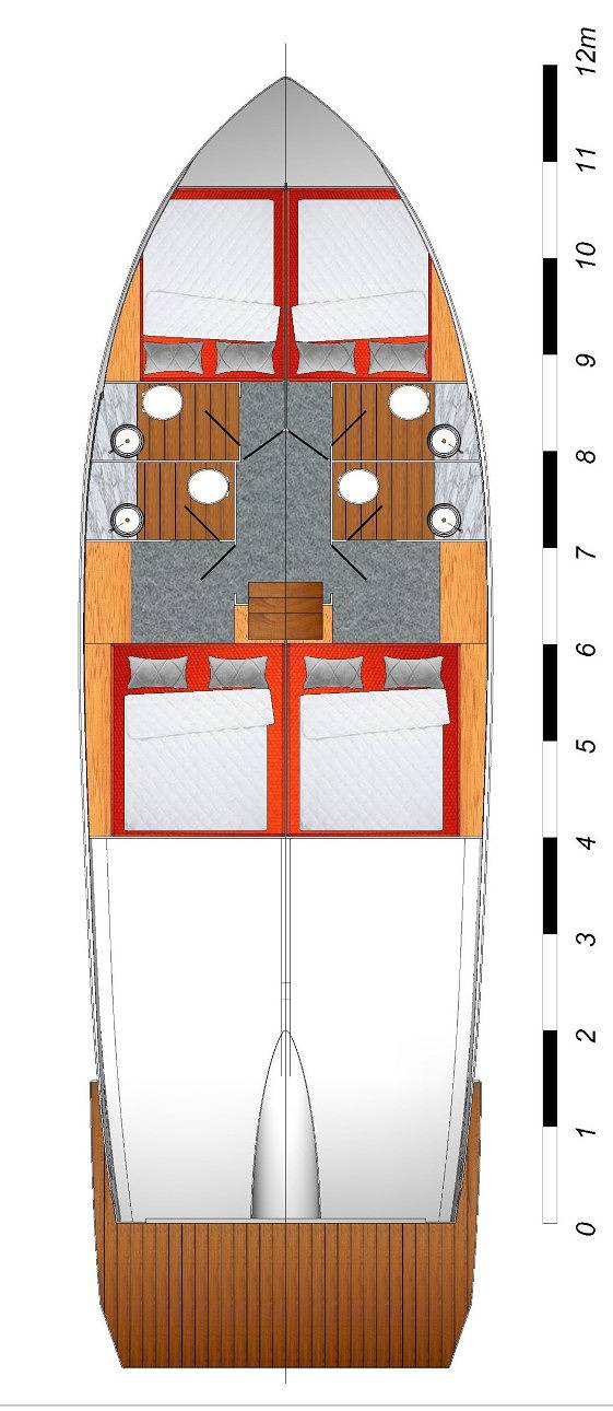 Boat for 6 people with hot tub in Vancouver, British Columbia