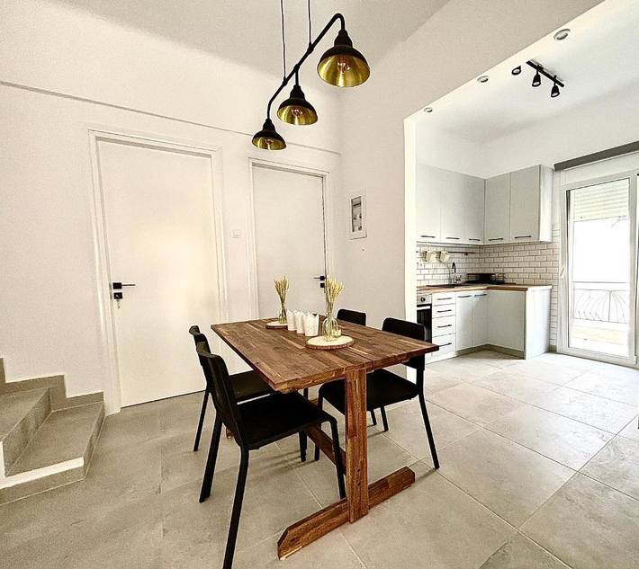 Ferienwohnung für 5 Personen, mit Ausblick und Garten