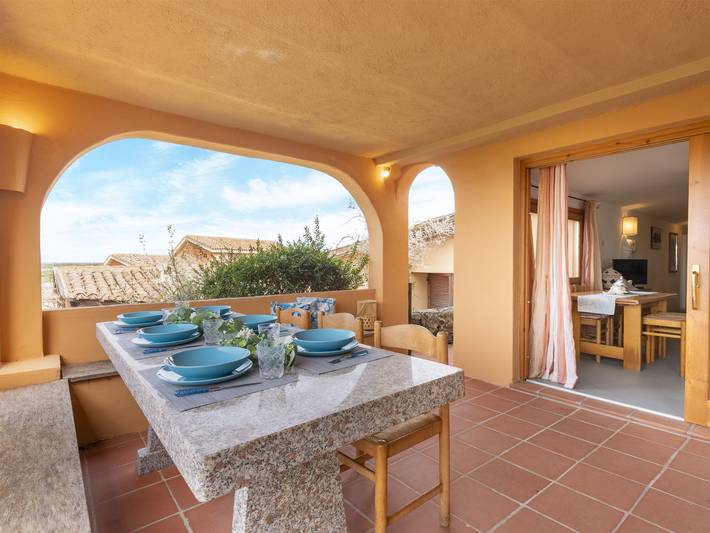 Appartement de vacances pour 5 personnes, avec terrasse et jardin