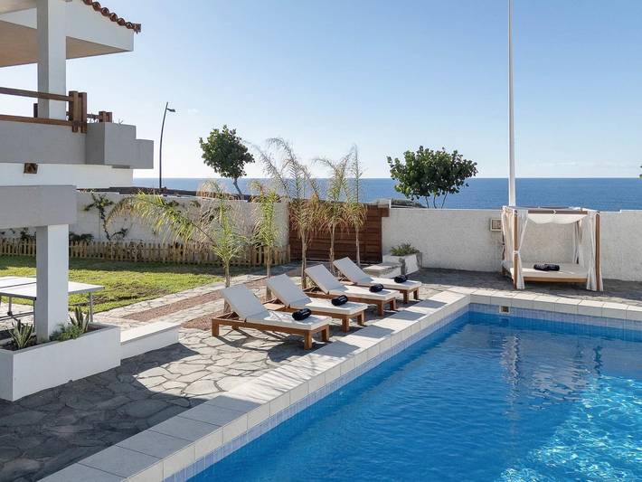 Ferienhaus für 11 Personen, mit Garten und Meerblick sowie Pool auf den Kanaren - 2