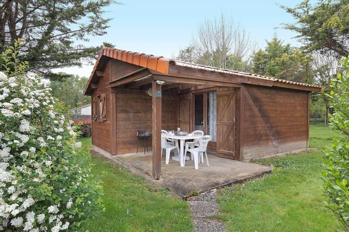 Chalet «Bois 1» avec piscine partagée et terrasse privée in Saint-Gervais (Vendée), Vendée