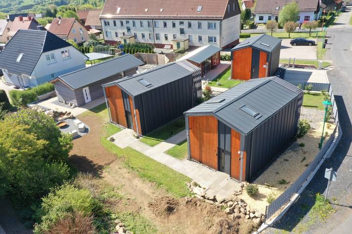 Ferienwohnung für 3 Personen, mit Balkon/Terrasse und Balkon sowie Terrasse und Garten an der Rhön - 2