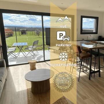 Gîte pour 4 personnes, avec jardin ainsi que vue et terrasse à Rivière-Saas-et-Gourby
