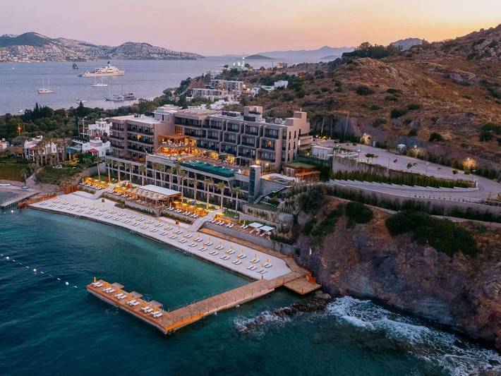 Hotel für 2 Personen, mit Ausblick und Pool sowie Sauna und Garten in Bodrum