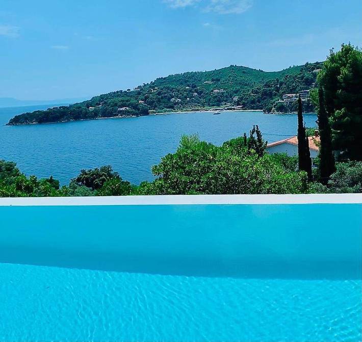 Villa mit pool für 10 Personen, mit Balkon und Terrasse sowie Garten und Pool auf Skiathos - 2