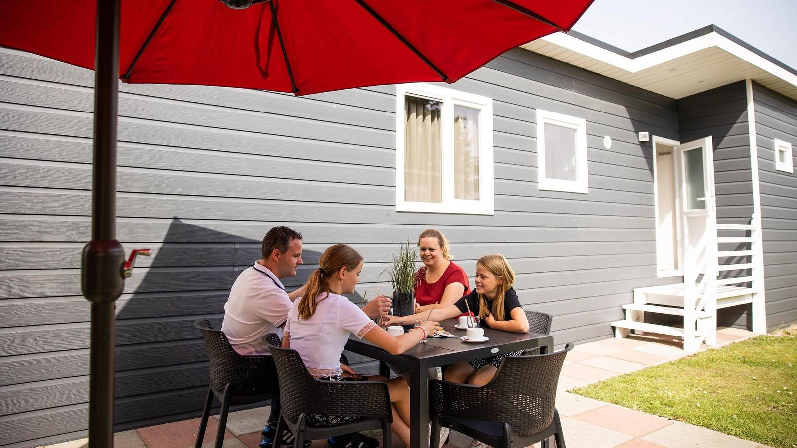 De Scherpenhof — Oeverland Chalet Komfort | 5 Personen in IJssel