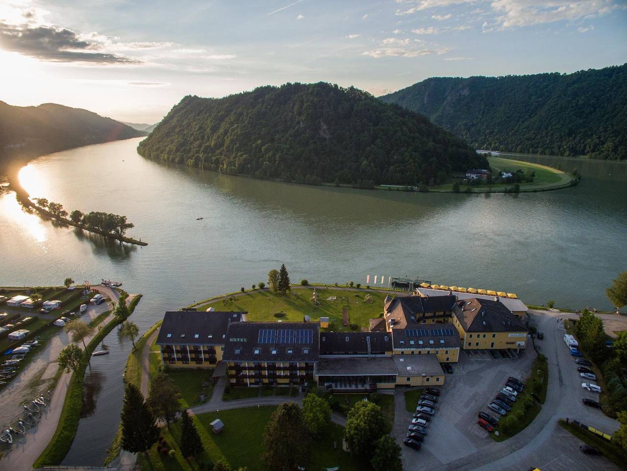 Riverresort Donauschlinge - Doppelzimmer Donau.Steig, Bad, Wc in Mühlviertel