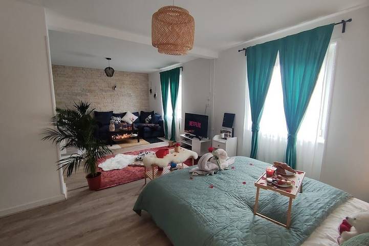 Appartement de vacances pour 4 personnes, avec jacuzzi à Mulhouse