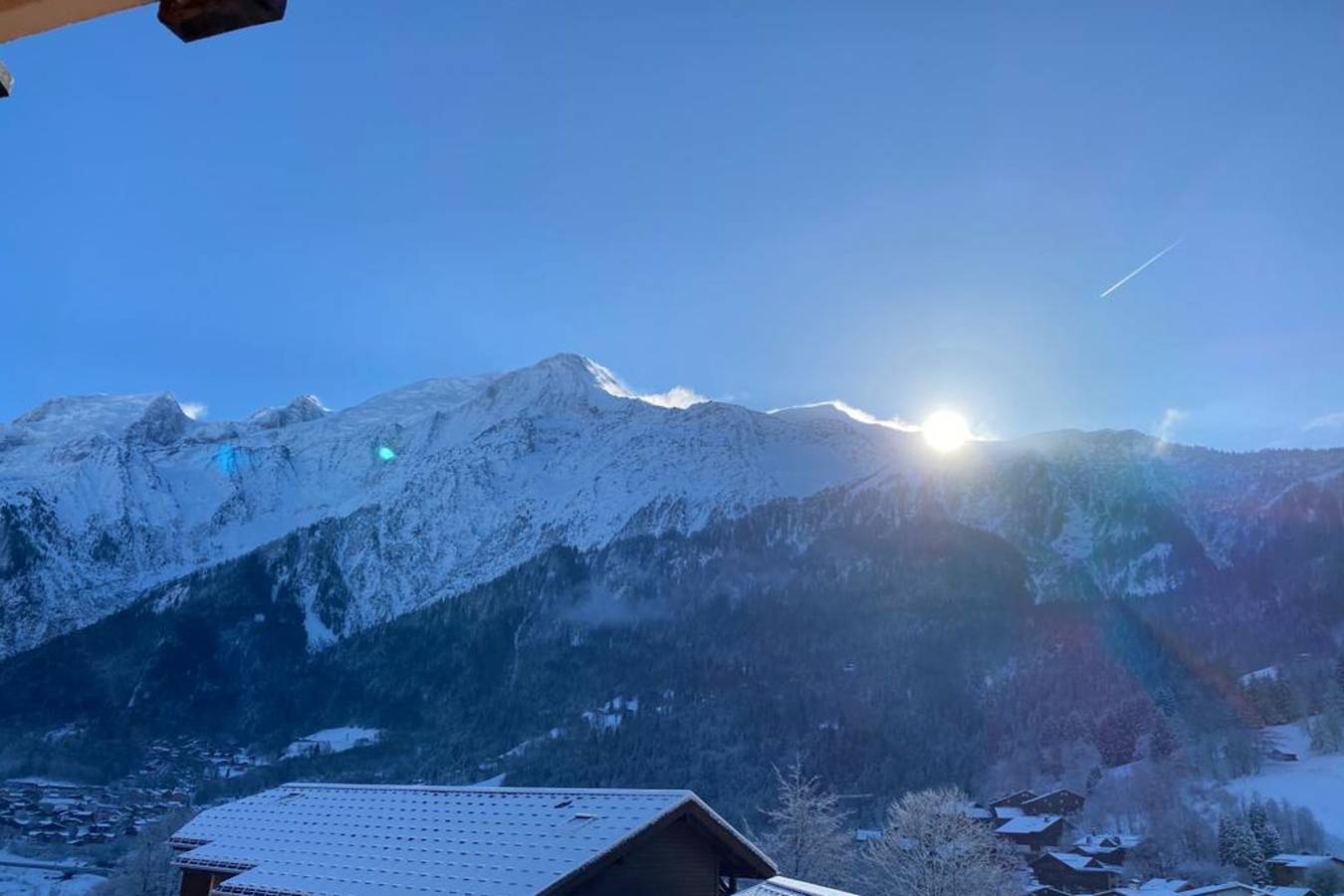 Estudio entero, Vue Des "Chavants", Studio 20 M² With Balcony in Les Houches, Macizo del Mont Blanc