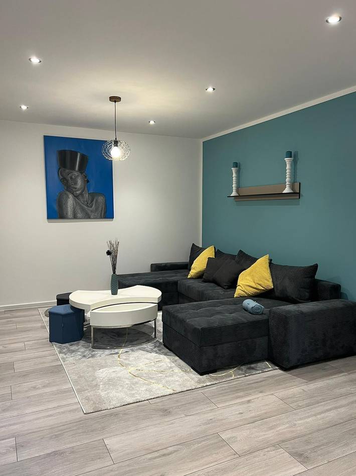 Gîte pour 6 personnes, avec jardin et terrasse, adapté aux familles à Konz