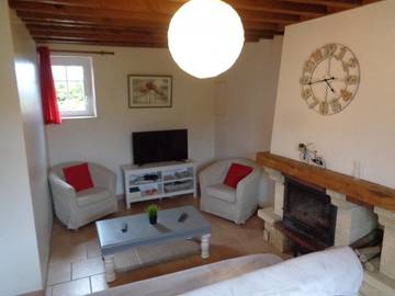 Gîte pour 6 personnes, avec jardin à Bec-de-Mortagne