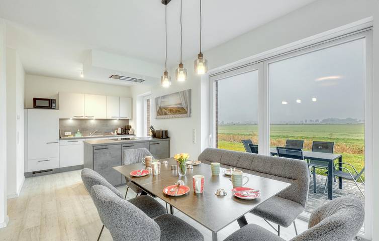 Ferienhaus für 8 Personen, mit Terrasse und Sauna sowie Garten, mit Haustier an der Wurster Nordseeküste - 4