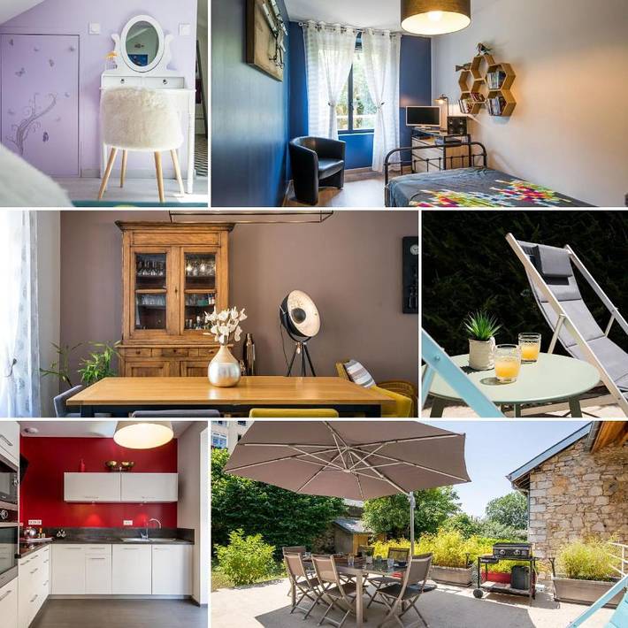 Location de vacances pour 6 personnes, avec terrasse et jardin à Rodez - 2