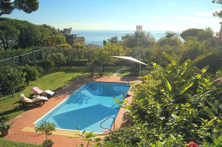 Villa mit pool für 8 Personen, mit Pool und Ausblick sowie Garten, mit Haustier in San Remo - 2