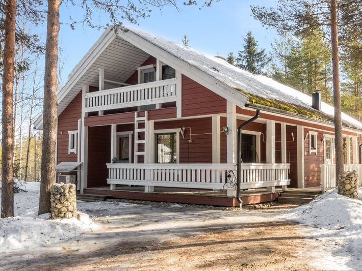 Old logger´s house in Sallatunturi, Lappland