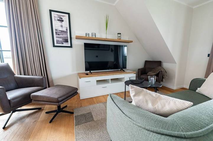Ferienwohnung für 3 Personen, mit Terrasse und Garten sowie Sauna in Grünendeich - 4
