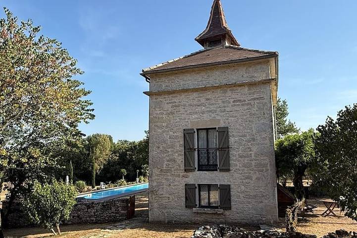 Maison de campagne pour 3 personnes, avec Jardin et Piscine