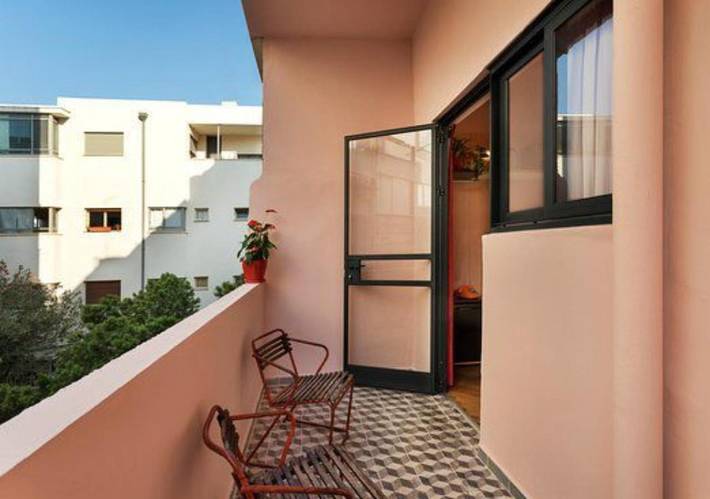Appart’hôtel pour 2 personnes, avec jardin et terrasse à Tel Aviv
