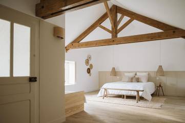 Maison d’hôte pour 2 personnes, avec jardin et vue à Maillé