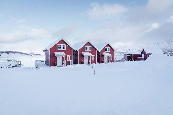 Blockhütte für 6 Personen, mit Balkon in Tromsø - 4