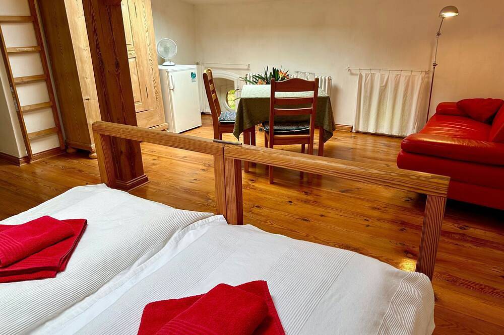 Zimmer 7 - Doppelzimmer Der Radler - Herrenhaus Libnow in Murchin, Vorpommern Greifswald