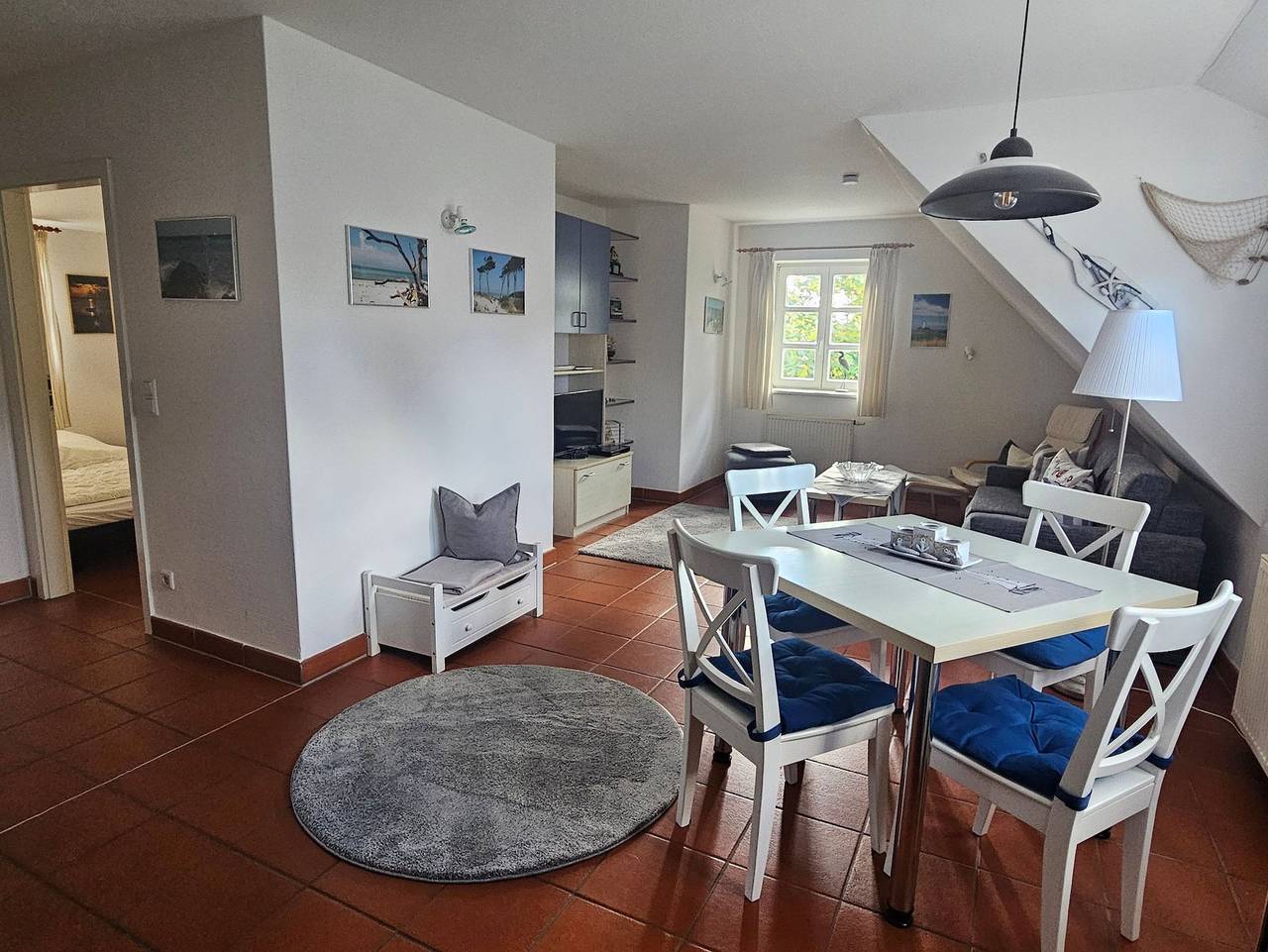 Ganze Ferienwohnung, Ferienwohnung Traumstrand B 31, ca. 350 m zur Ostsee - Ferienwohnung Traumstrand in Kreptitz, Dranske